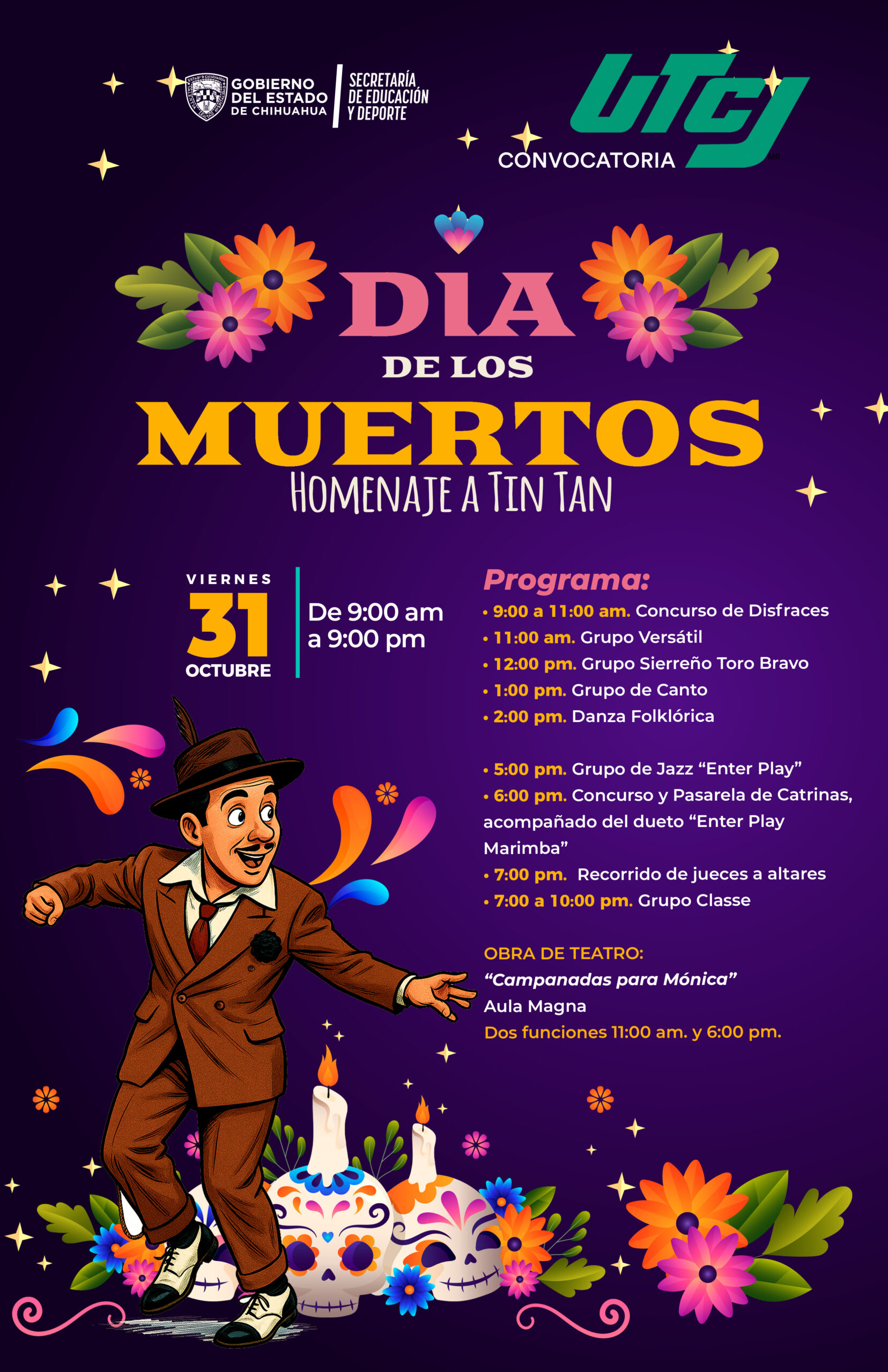 Poster de Día de muertos